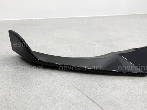 Юбка накладка переднього бампера M Performance BMW X3 G01 / X4 G02 2018-2021, ABS пластик колір чорний глянец