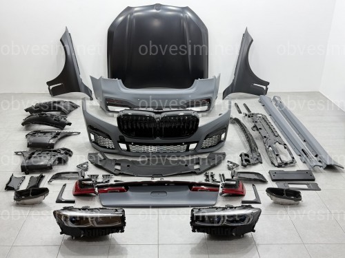 Комплект обвісу рестайлінг M760 BLACK LCI 2019+ для BMW 7 series G12 2015-2019