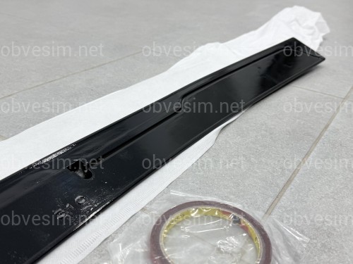 Козирок заднього скла Toyota Camry 50 / 55 EU / USA 2011-2017 ABS пластик, колір чорний глянець