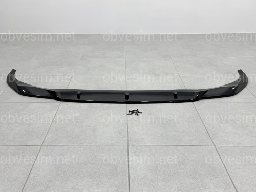 Юбка переднього бампера M-Performance для BMW 7 series G11 G12 2019-2022 ABS пластик, чорний глянець