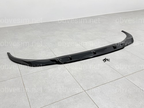 Юбка переднього бампера M-Performance для BMW 7 series G11 G12 2019-2022 ABS пластик, чорний глянець