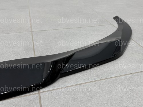 Юбка переднього бампера M-Performance для BMW 7 series G11 G12 2019-2022 ABS пластик, чорний глянець