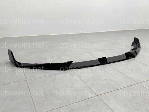 Юбка переднього бампера M-Performance LCI для BMW X3 G01 / X4 G02 2022-2024 ABS пластик, чорний глянець