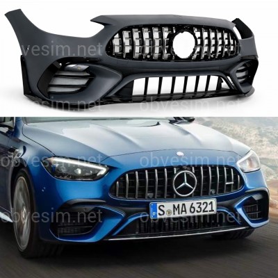 Передній бампер у стилі C63 AMG для Mercedes-Benz C-class W206 2021-
