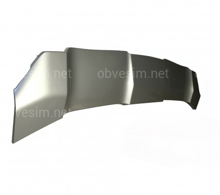Накладка знизу переднього бампера 52129-60050 Lexus LX 570 450d 2015-2021