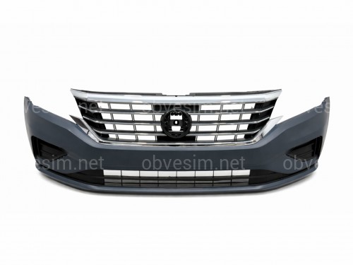 Бампер передній у зборі для Volkswagen Passat B9 USA 2019-2021