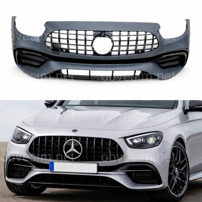 Передній бампер стиль E63 AMG для Mercedes-Benz E-class W213 2020-2023