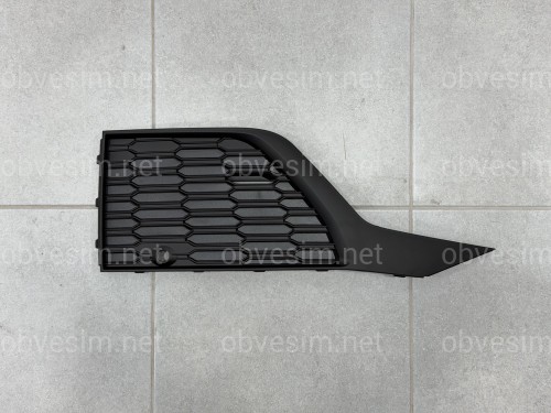 Решітка бампера права 4M0890682B S-Line BLACK для Audi Q7 2020-2024