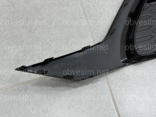 Решітка бампера права 4M0890682B S-Line BLACK для Audi Q7 2020-2024