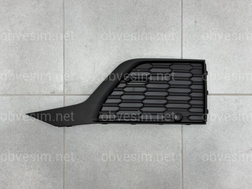 Решітка бампера ліва 4M0890681B S-Line BLACK для Audi Q7 2020-2024