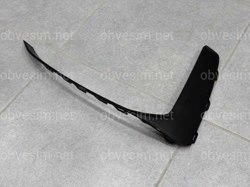 Накладка бампера ліва 4M0807299B S-Line BLACK для Audi Q7 2020-2024