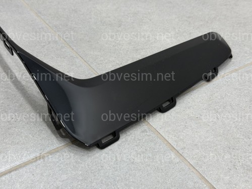 Накладка бампера ліва 4M0807299B S-Line BLACK для Audi Q7 2020-2024