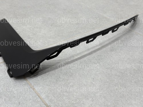 Накладка бампера права 4M0807300B S-Line BLACK для Audi Q7 2020-2024