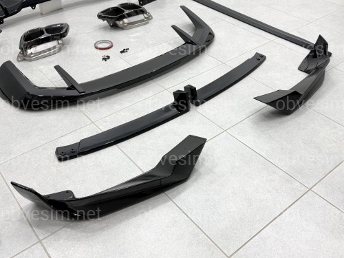 Комплект обвісу M paket LCI Paradigm для BMW X5 G05 2023+, колір чорний глянець