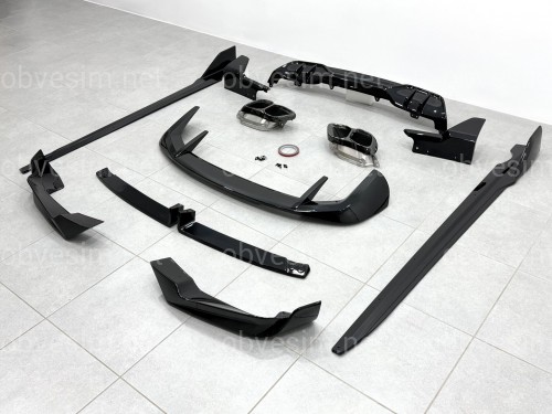 Комплект обвісу M paket LCI Paradigm для BMW X5 G05 2023+, колір чорний глянець