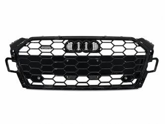 Решітка радіатора S-Line BLACK 8W6853651BJ Y9B для Audi А5 2020-2025