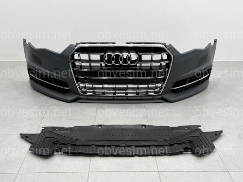 Бампер передній у зборі S-Line Audi A6 C7 2015-2017