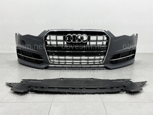 Бампер передній у зборі S-Line Audi A6 C7 2015-2017