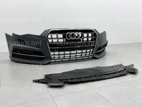 Бампер передній у зборі S-Line Audi A6 C7 2015-2017
