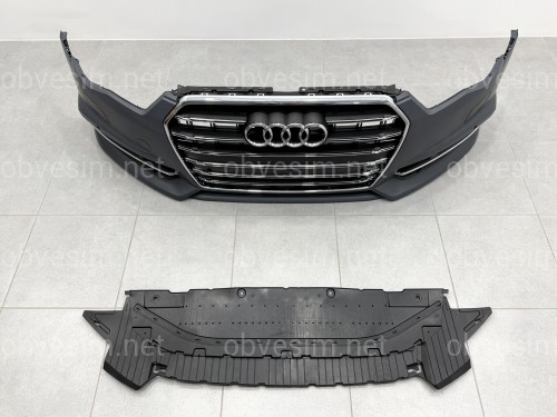 Бампер передній у зборі S-Line Audi A6 C7 2015-2017