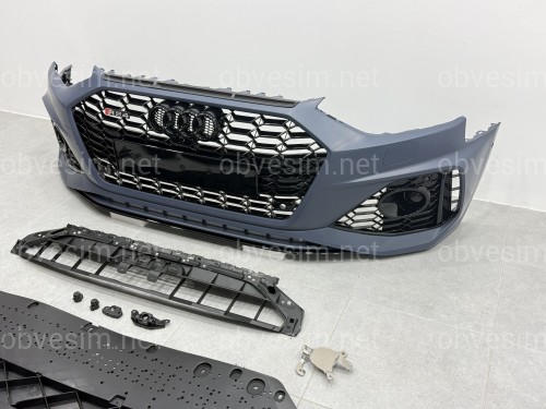 Бампер передній у стилі RS4 для Audi A4 2020-2023