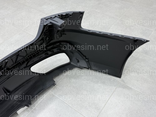 Бампер задній у зборі S-Line 2019+ BLACK для Audi A4 B9 2019-2023