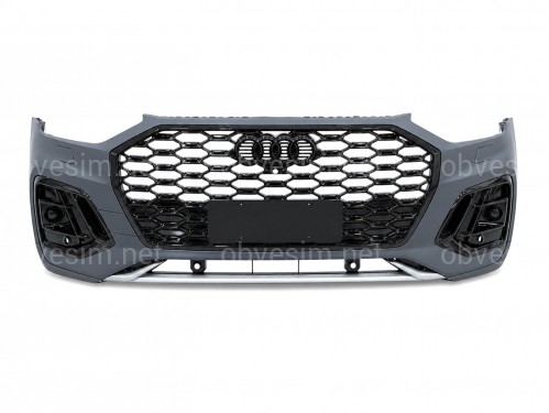 Бампер передній у зборі S-Line BLACK для Audi Q5 Sportback 2021-2024