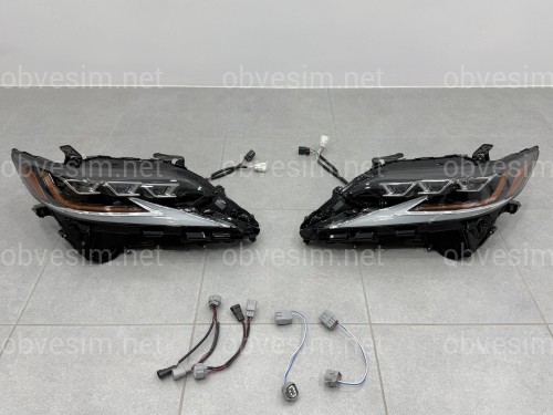 Full LED фари 3 лінзи Lexus ES рестайлінг 2015-2018