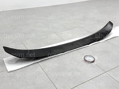 Козирок на скло Kia Optima 2010-2015 ABS пластик, колір чорний глянець