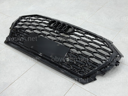 Решітка радіатора BLACK S-Line 80G853651 Y9B для Audi Q5 2020-2024