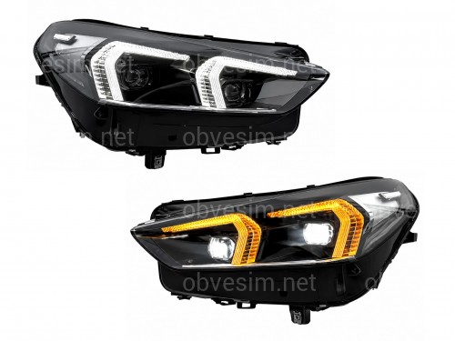 Фари BMW LED для BMW X1 iX1 U11 U12 2023+ 2шт., комплектні з блоками