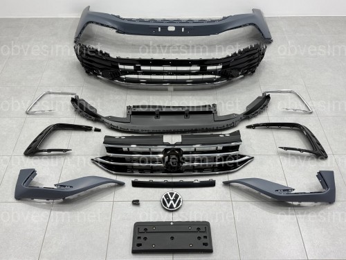Передній бампер у зборі R-Line для Volkswagen Tiguan 2022-2024