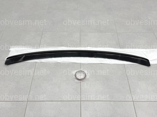 Спойлер ліп багажника Mercedes-Benz E class W211 2003-2009 ABS пластик, колір чорний глянець