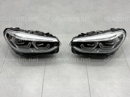 Фари Adaptive LED до ресталінгу комплектні з блоками для BMW X3 G01 F97 / X4 G02 F98 2018-2021 2шт.