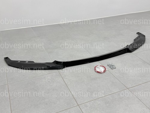 Юбка переднього бампера M4 CS для BMW 4 series F32 F33 F36 ABS пластик, чорний глянець