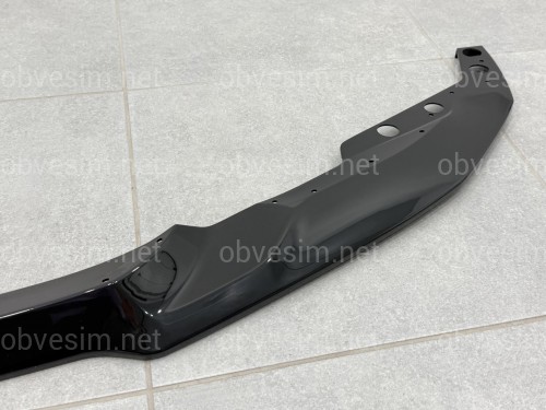 Юбка переднього бампера M4 CS для BMW 4 series F32 F33 F36 ABS пластик, чорний глянець