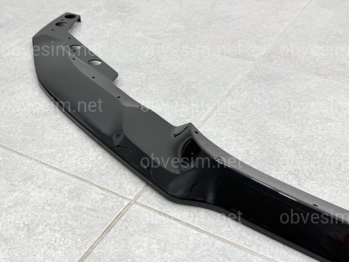 Юбка переднього бампера M4 CS для BMW 4 series F32 F33 F36 ABS пластик, чорний глянець