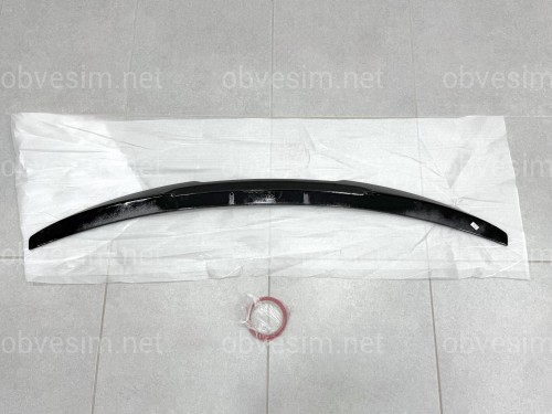 Спойлер ліп M4 для BMW 4 series G22 2020- ABS пластик, чорний глянець