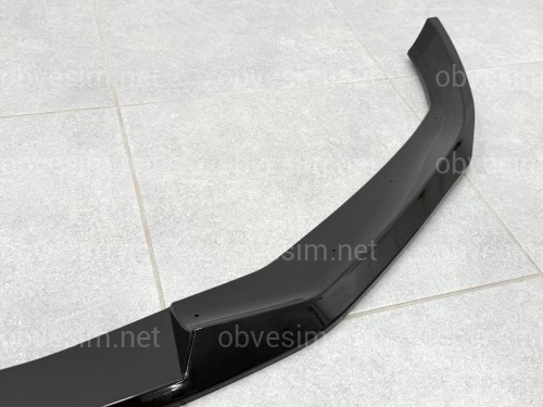 Накладка переднього бампера M-Paket BMW 5 series G30 G31 LCI 2020-2023, чорний глянець