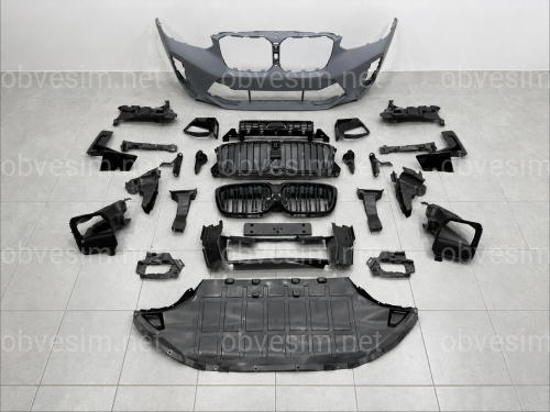 Обвіс X4M F98 LCI до BMW X4 G02 F98 2022-2024 (бампера в зборі, арки, пороги, молдинги, вих. труби)