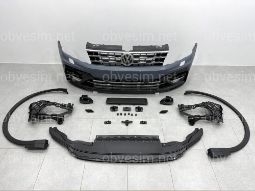 Передній бампер у зборі з арками R-Line Volkswagen Tiguan 2017-2021