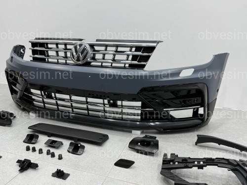 Передній бампер у зборі з арками R-Line Volkswagen Tiguan 2017-2021