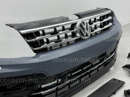Передній бампер у зборі з арками R-Line Volkswagen Tiguan 2017-2021