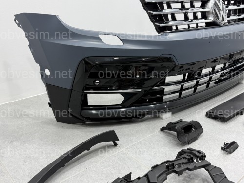 Передній бампер у зборі з арками R-Line Volkswagen Tiguan 2017-2021