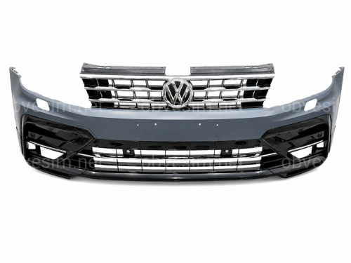 Передній бампер у зборі з арками R-Line Volkswagen Tiguan 2017-2021
