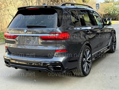 Дифузор накладка заднього бампера M Paket LCI Paradigm для BMW X7 G07 2023+