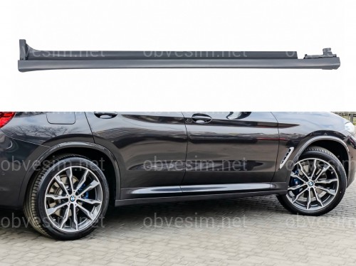 Правий порог М пакет BMW X3 G01 F97 / X4 G02 F98 2018-2024