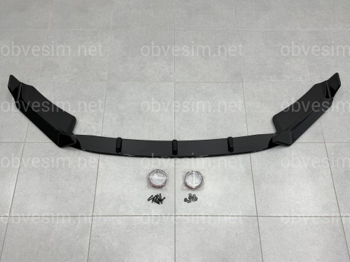 Юбка переднього бампера для BMW X5M F85 X5 F15 2013-2018, колір чорний глянець