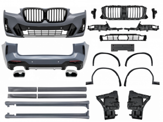 Комплект обвісу M paket LCI BMW X3 G01 2022-2024 (передній / задній бампер, пороги, арки)