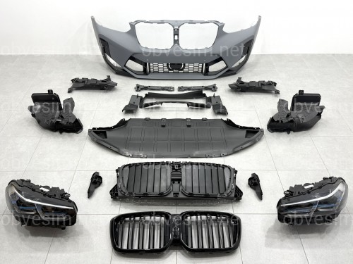 Обвес комплект рестайлинга X3M F97 LCI 2022+ для BMW X3 G01 2018-2021
